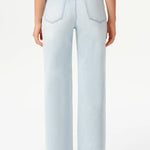 Valentine High Rise Straight Silver Stud Jeans at ooh la la! in Grapevine TX 76051