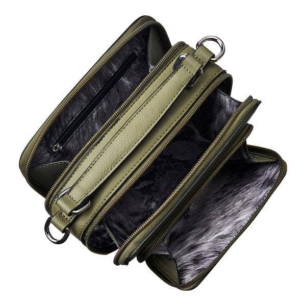Kelsey Crossbody Bag in Army Green at ooh la la! in Grapevine TX 76051