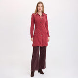 XCVI Hadrian Pant in Belge - deep eggplant brown at ooh la la! in Grapevine TX 76051