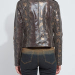 Lysse Amelia Moto Jacket in extra ordinary snake at ooh la la! in Grapevine TX 76051
