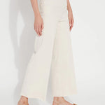 Lysse Erin Hi Waist Wide Leg Denim in Oat at ooh la la! in Grapevine TX 76051