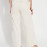 Lysse Erin Hi Waist Wide Leg Denim in Oat at ooh la la! in Grapevine TX 76051