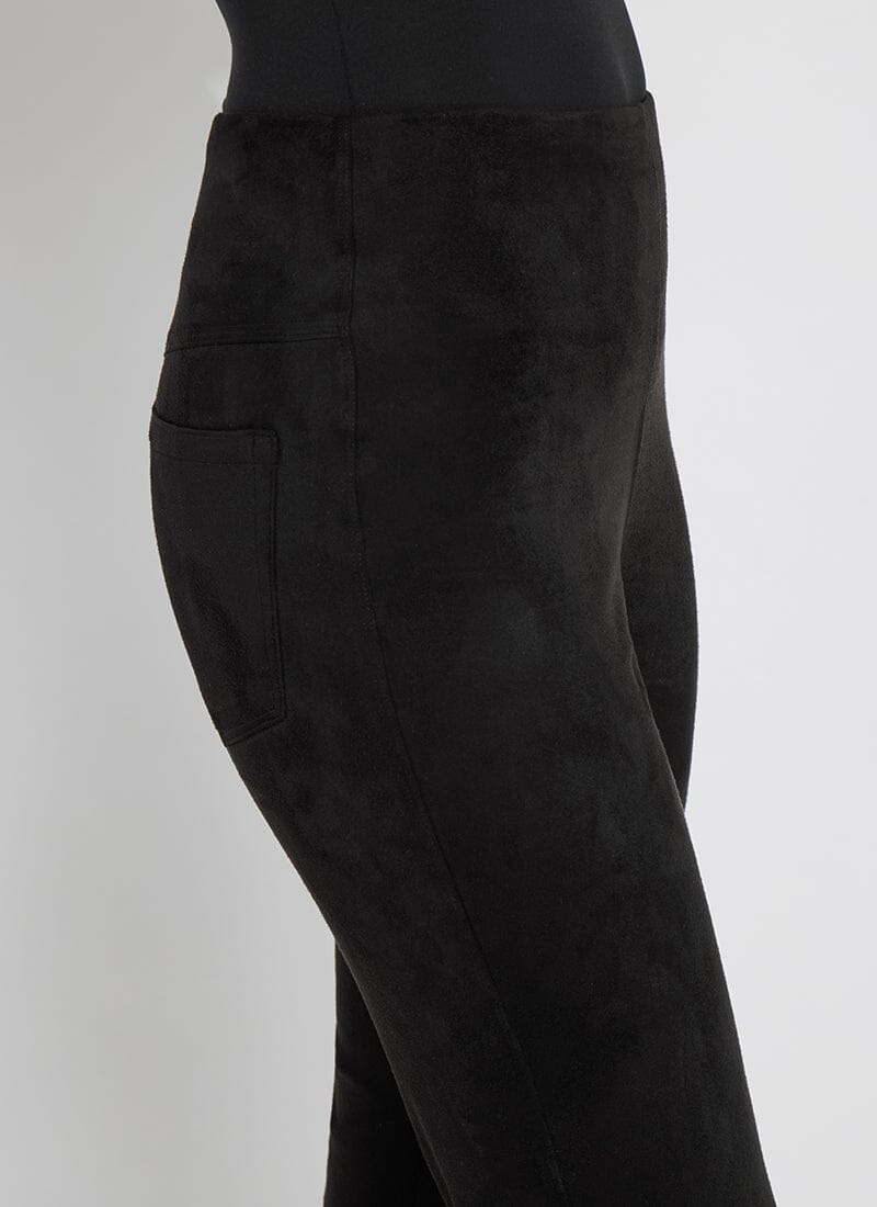 Jesse Vegan Suede Baby Boot by Lyssé in black at ooh la la! in Grapevine TX 76051