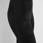 Jesse Vegan Suede Baby Boot by Lyssé in black at ooh la la! in Grapevine TX 76051