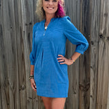Corduroy Front Yoke Dress