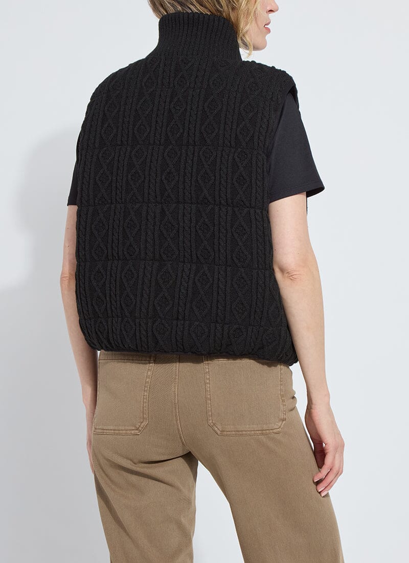 Lysse Prudence Reversible Puffer Sweater Vest at Ooh La La! in Grapevine TX 76051