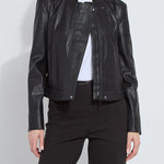 Lysse Millicent Perforated Vegan Leather Jacket at Ooh La La! in Grapevine TX 76051