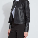 Lysse Millicent Perforated Vegan Leather Jacket at Ooh La La! in Grapevine TX 76051