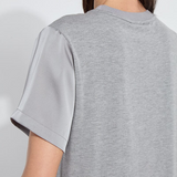 Lysse Aline Crew Neck Top in Dk Heather Grey at Ooh La La! in Grapevine TX 76051