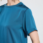 Lysse Aline Crew Neck Top in Irish Blue at Ooh La La! in Grapevine TX 76051