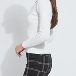 Lysse Adette V-Neck Ribbed Longsleeve at Ooh La La! in Grapevine TX 76051