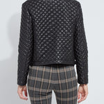 Lysse Aurelle Quilted Vegan Leather Jacket at ooh la la! in Grapevine TX 76051