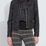 Lysse Aurelle Quilted Vegan Leather Jacket at ooh la la! in Grapevine TX 76051