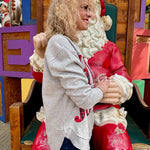 Holly Jolly Blast Sweatshirt In oatmeal at ooh la la! in Grapevine TX 76051