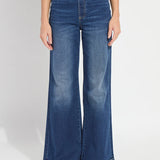 Lysse Iris Wide Leg Everyday Denim Jeans - Dark Midwash at ooh la la! in Grapevine TX 76051