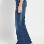 Lysse Iris Wide Leg Everyday Denim Jeans - Dark Midwash at ooh la la! in Grapevine TX 76051