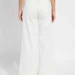Lysse Iris Wide Leg Everyday Denim Jeans - Ecru White at ooh la la! in Grapevine TX 76051