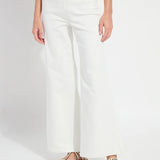 Lysse Iris Wide Leg Everyday Denim Jeans - Ecru White at ooh la la! in Grapevine TX 76051