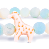 The Fahlo Trek Bracelet - Giraffe in sky stone at ooh la la! in Grapevine TX 76051