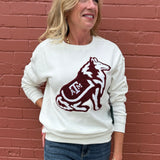Texas A&M Chenille Mascot Sweatshirt at ooh la la! in Grapevine TX 76051