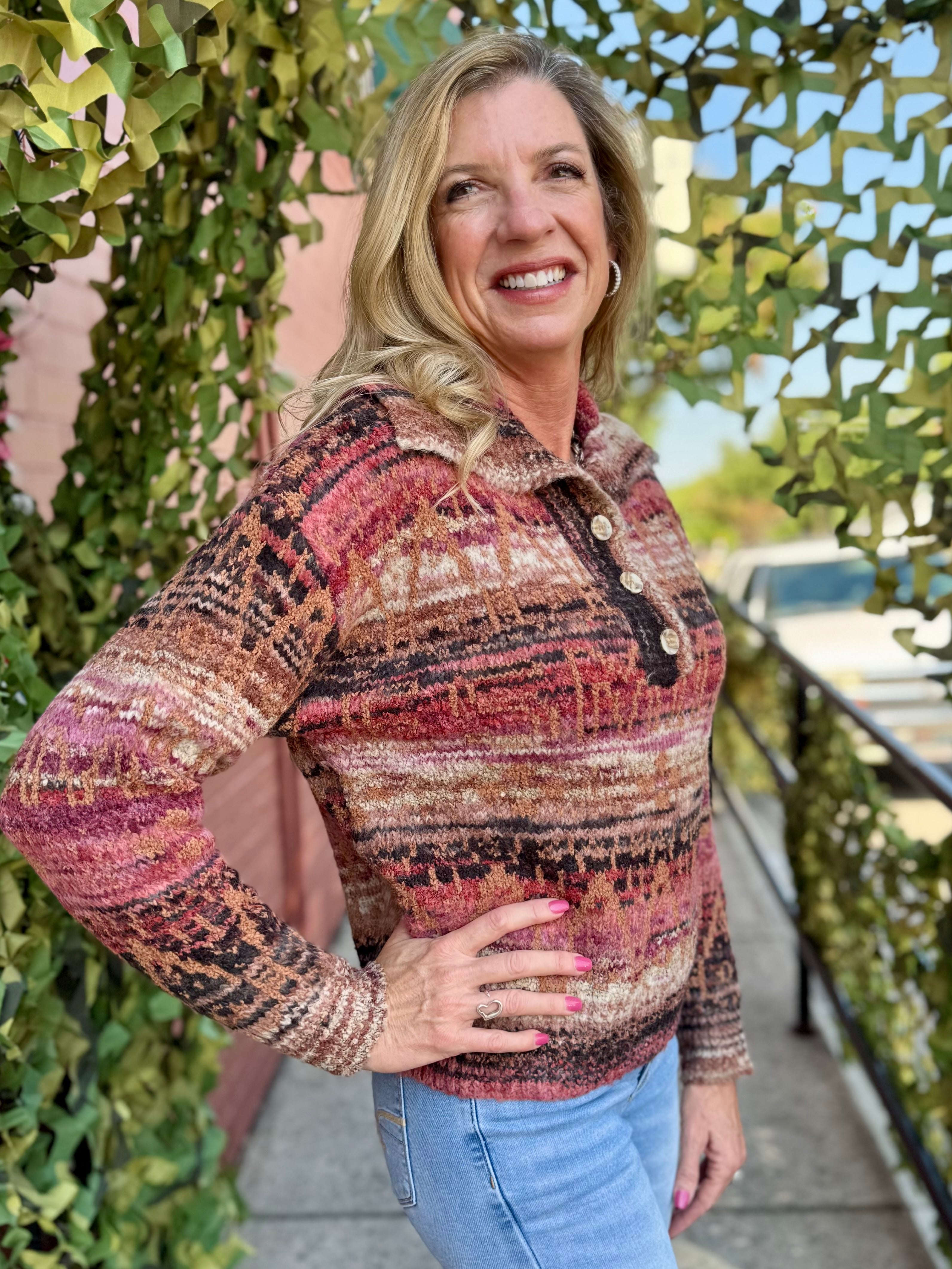 Adore Multi Color Sweater at Ooh La La! in Grapevine TX 76051