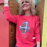 Joy Plaid Tree Sweatshirt