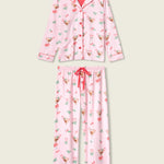 PJ Salvage Tini Time Drink Print 3-Piece Flannel PJ Set at ooh la la! in Grapevine TX 76051