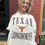 Texas Longhorns Star Sleeve Oversized Sweatshirt at ooh la la! in Grapevine TX 76051