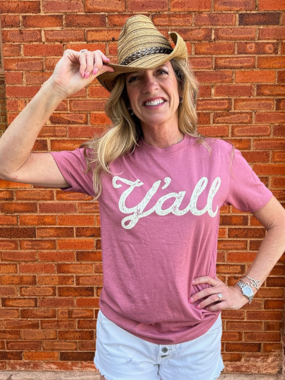 Y’All Script Tee at ooh la la! in Grapevine TX 76051
