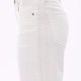 Art Deco jeans, embroidered straight leg jeans, mid rise white jeans, vintage style denim, women's designer jeans, luxury cotton denim, white embroidered trousers. at ooh la la! in Grapevine TX 76051