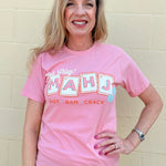 Mahjong t-shirt, Let's Play Mahj, Mahjong apparel, game night shirt, gifts for mahjong players, vintage graphic tee, Dot Bam Crack shirt, Mahjong accessories, Southern Fried Design Barn.
at ooh la la! in Grapevine TX 76051