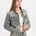 Bayeas Rhinestone Denim Jacket in newedge at ooh la la! in Grapevine TX 76051
