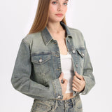 Bayeas Rhinestone Denim Jacket in newedge at ooh la la! in Grapevine TX 76051