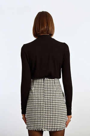 Molly Bracken Houndstooth Skirt at ooh la la! in Grapevine TX 76051