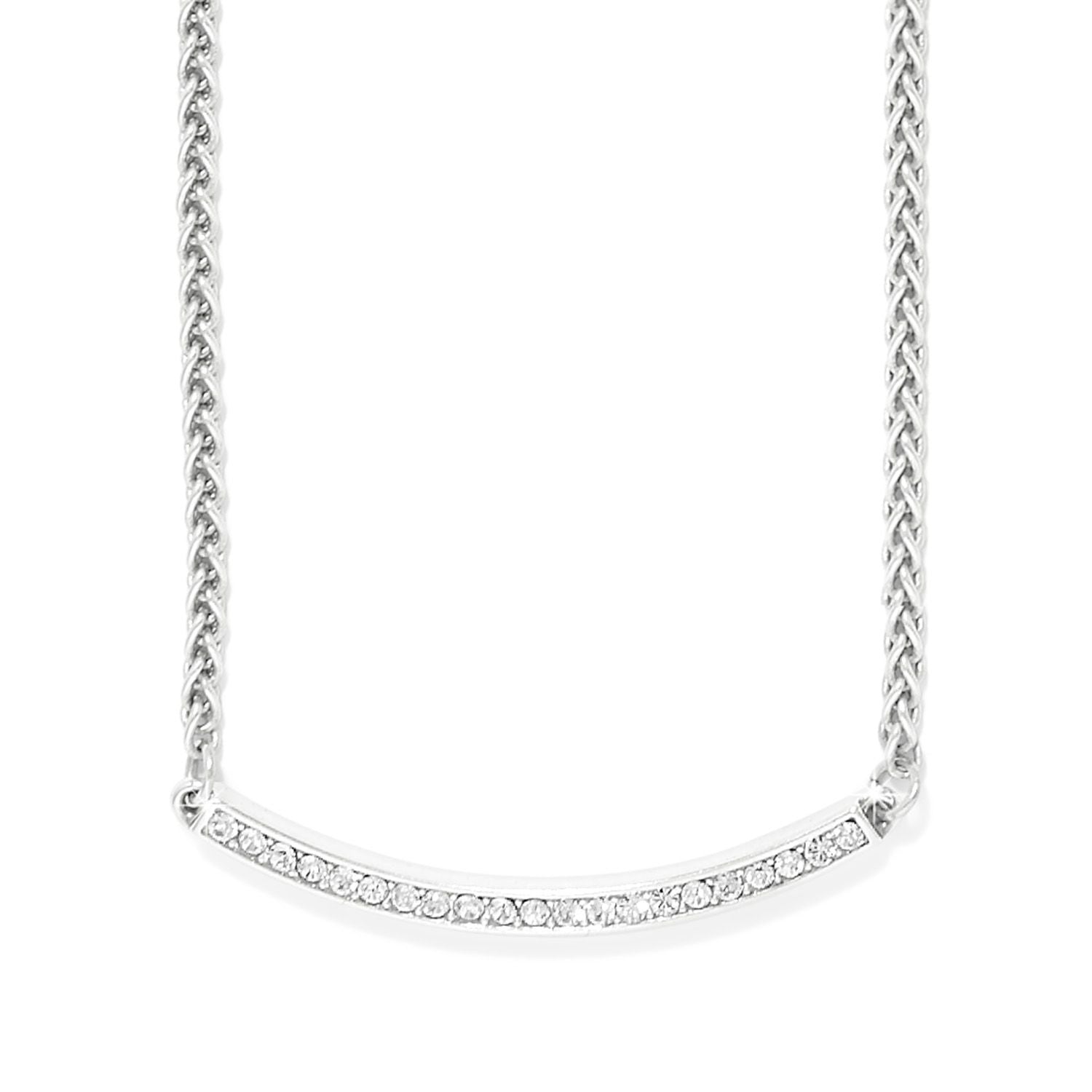 Brighton Meridian Geo Bar Silver Necklace at ooh la la! in Grapevine TX 76051