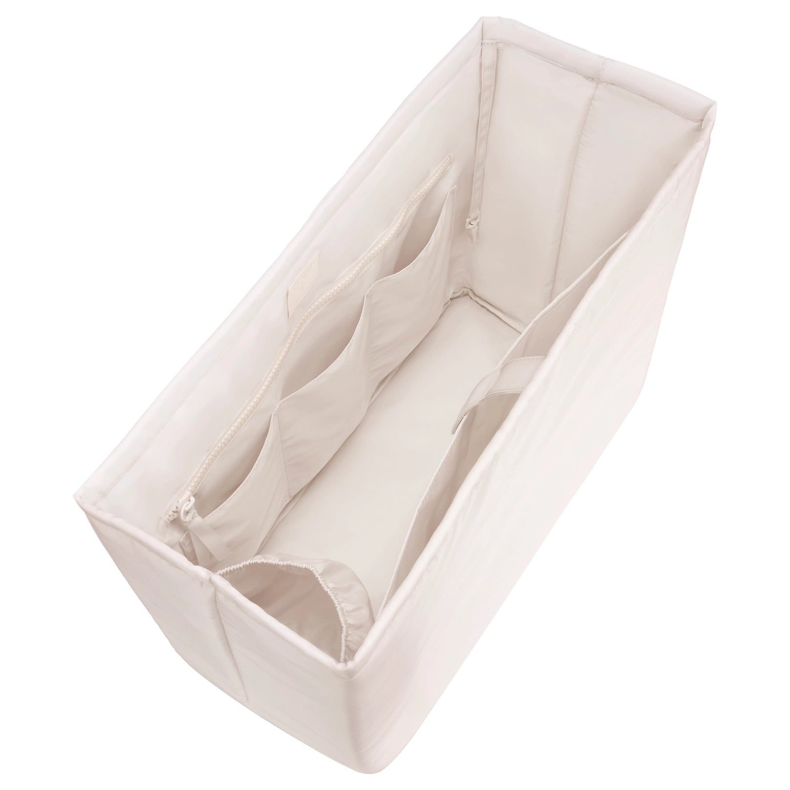 Case-Mate French Vanilla tote bag organizer insert with multiple compartments and zipper pocket at ooh la la! in Grapevine TX 76051