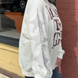 Texas A&M Aggies Star Sleeve Oversized Sweatshirt at Ooh La La! in Grapevine TX 76051