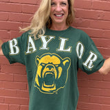 Baylor Southern Split Oversized Tee at ooh la la! in Grapevine TX 76051