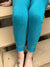 Made in Italy Scattered Crystals Jegging - Seafoam - at ooh la la! in Grapevine TX 76051