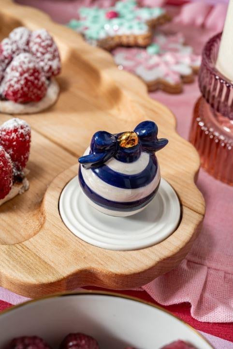 Nora Fleming Mini: Deck the Halls - Blue