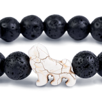 The Fahlo Excursion Bracelet - Lion in lava stone at ooh la la! in Grapevine TX 76051