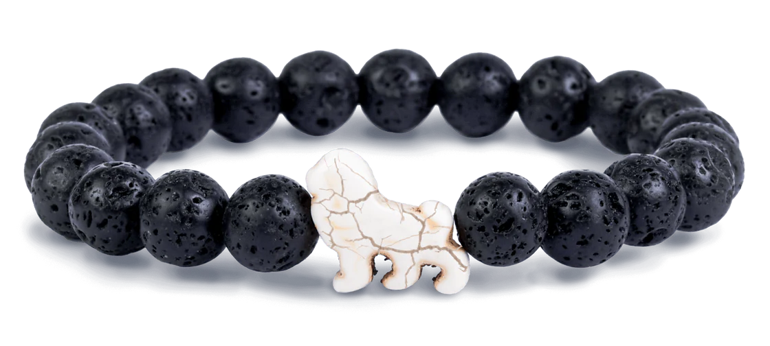 The Fahlo Excursion Bracelet - Lion in lava stone at ooh la la! in Grapevine TX 76051