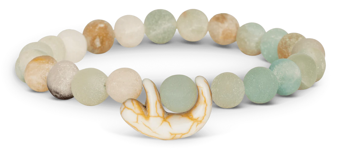 The Fahlo Wander Bracelet - Sloth in sky stone at ooh la la! in Grapevine TX 76051