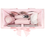 Case-Mate Ballet Pink tote bag organizer insert with multiple compartments and zipper pocket at ooh la la! in Grapevine TX 76051