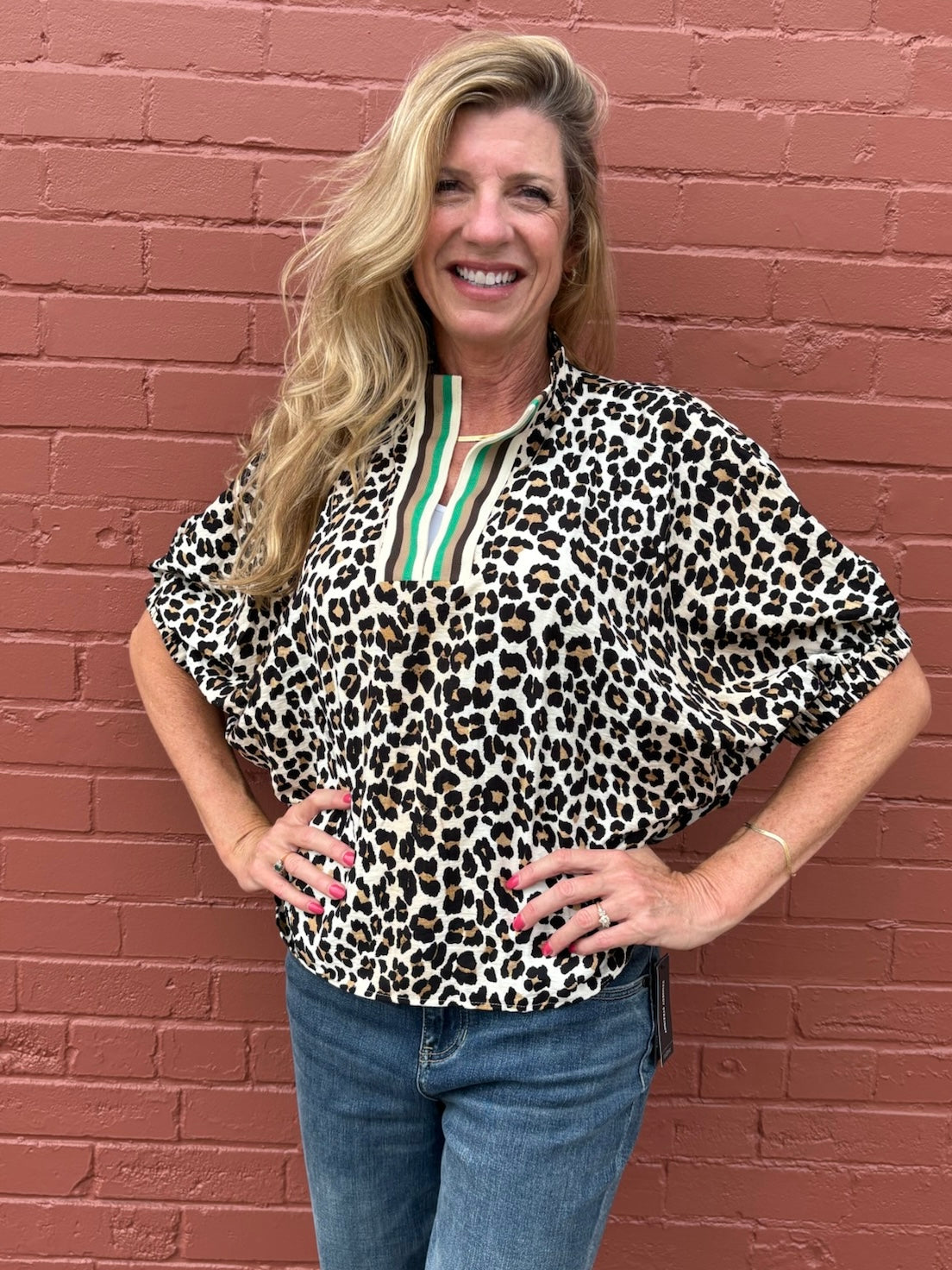 Leopard Dolman Top at ooh la la! in Grapevine TX 76051