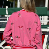 Queen of Sparkles Bright Pink Christmas Cocktail Sweatshirt at ooh la la! in Grapevine TX 76051