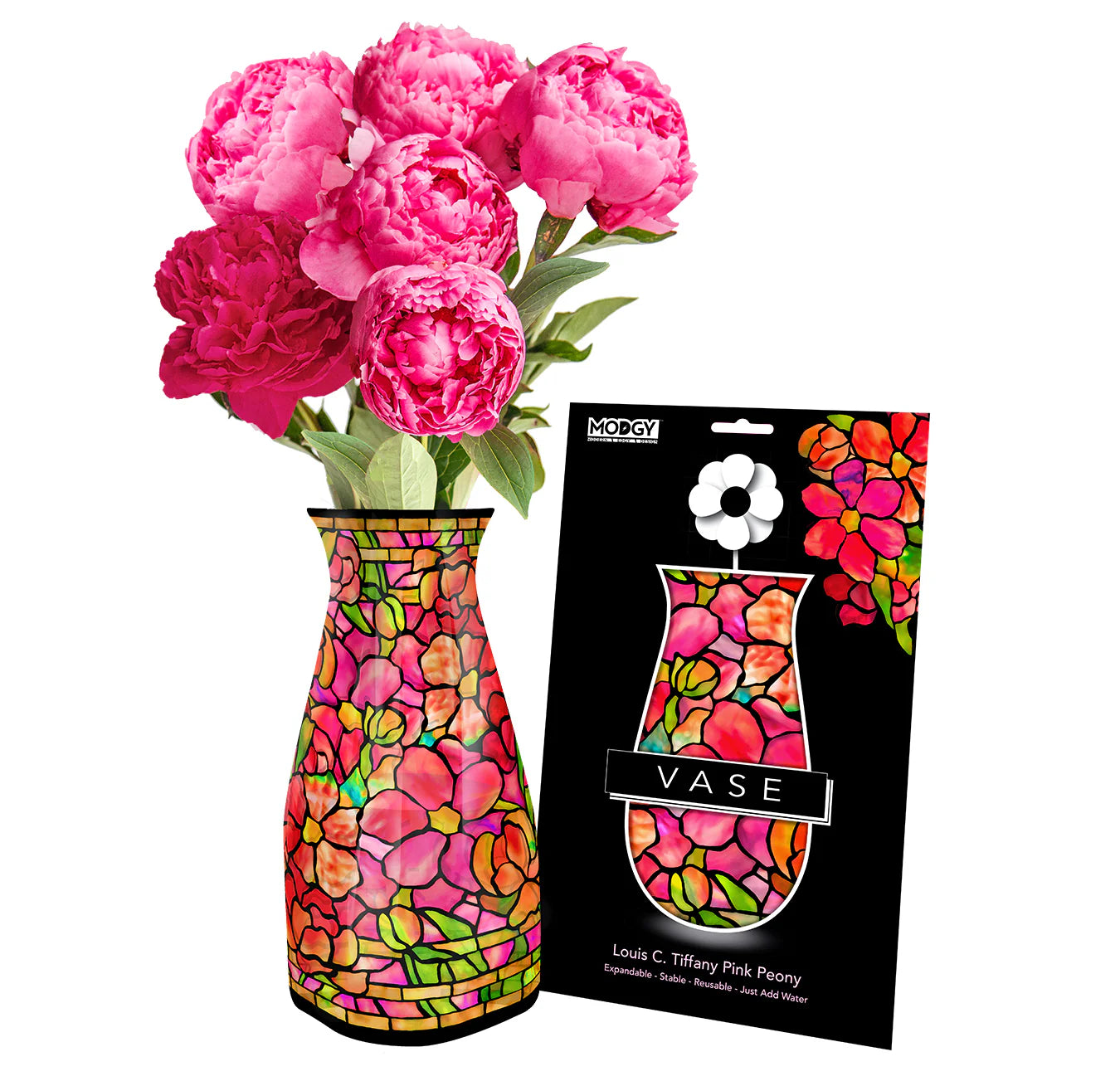 Modgy Vase - Pink Peony at ooh la la! in Grapevine TX 76051