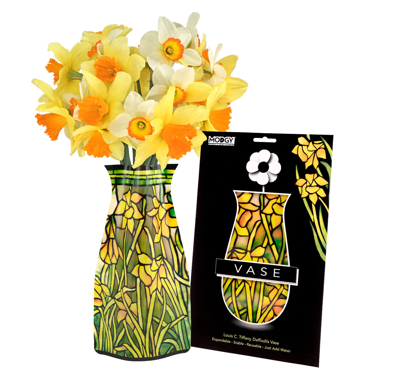 Modgy Vase - Tiffany Daffodils at ooh la la! in Grapevine TX 76051