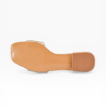 Corky's Our Lil Secret rhinestone sandal with cork sole and nude strap
