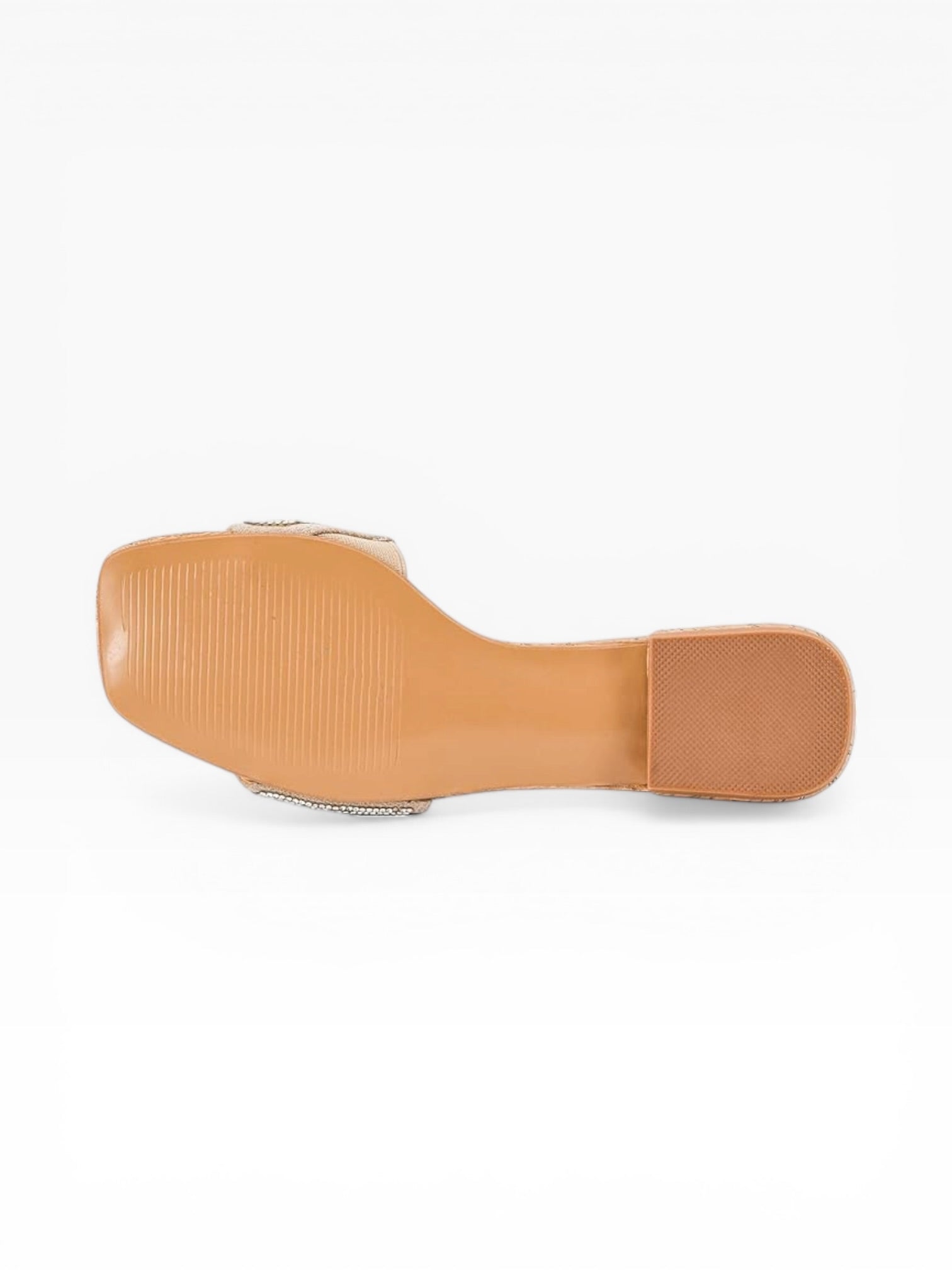Corky's Our Lil Secret rhinestone sandal with cork sole and nude strap